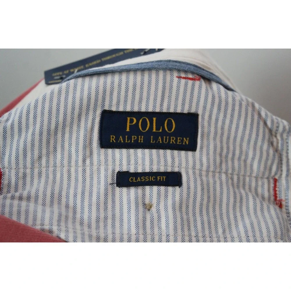NWT Polo Ralph Lauren Classic Fit Chino Pants Berry Men's Size 46 B x 30 H14459 - Picture 9 of 12
